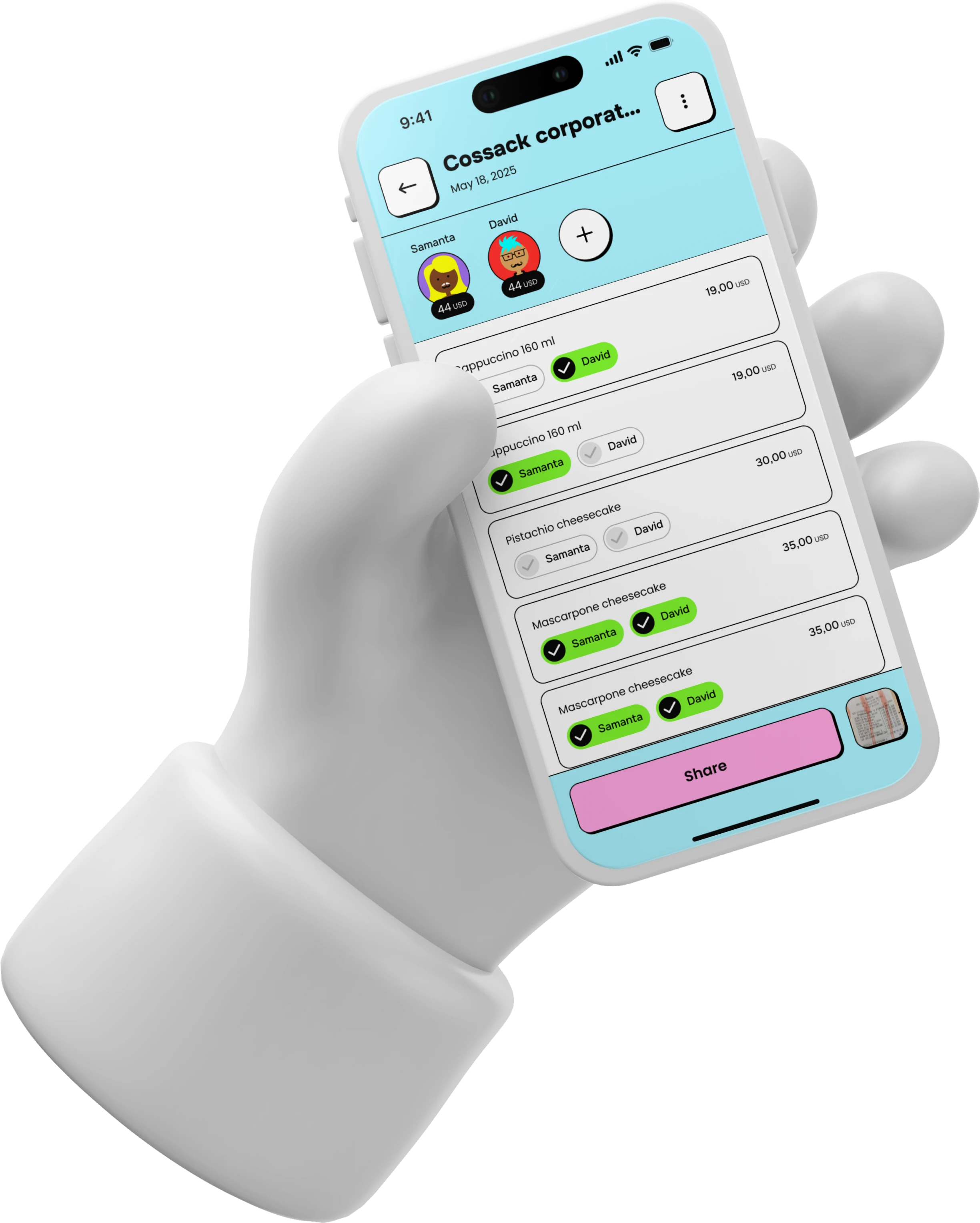 WhoPay App Screenshot